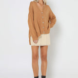 DION CARDIGAN - RUST