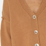 DION CARDIGAN - RUST