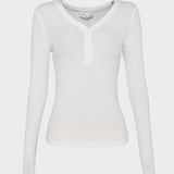 JAGGER RIBBED TOP | WHITE