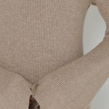 MONSOON KNIT TOP - MOCHA